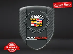 Cadillac Adesivo Fibra Carbonio Auto Lusso Elegante Creativo ST